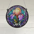 Iris Personalised Stained Glass Effect Suncatcher